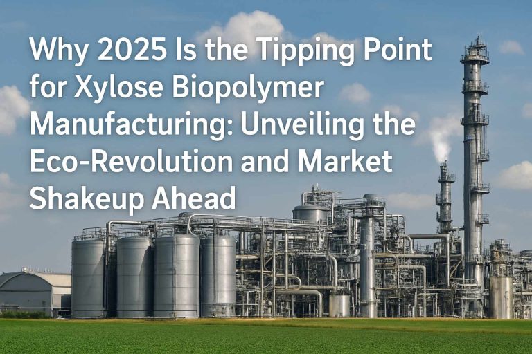 Perché il 2025 è il punto di svolta per la produzione di biopolimeri di xiloso: svelare l'eco-rivoluzione e il cambiamento del mercato in arrivo.