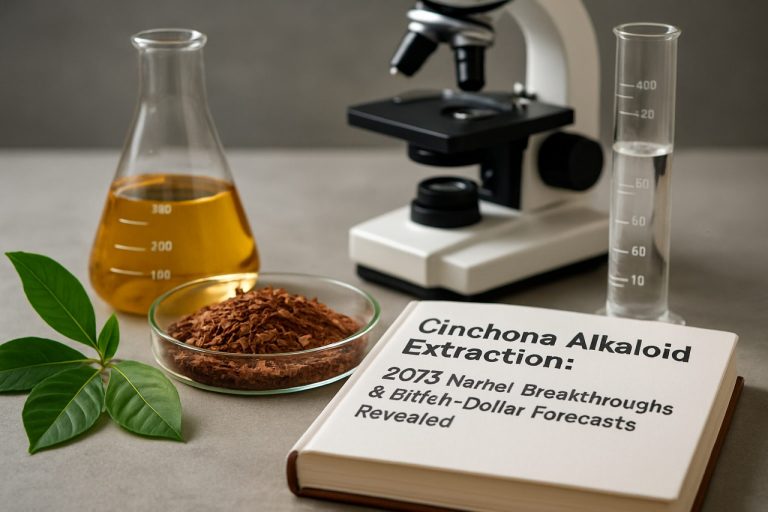 Cinchona-Alkaloid-Extraktion: Durchbrüche auf dem Markt 2025 und Milliarden-Dollar-Prognosen enthüllt